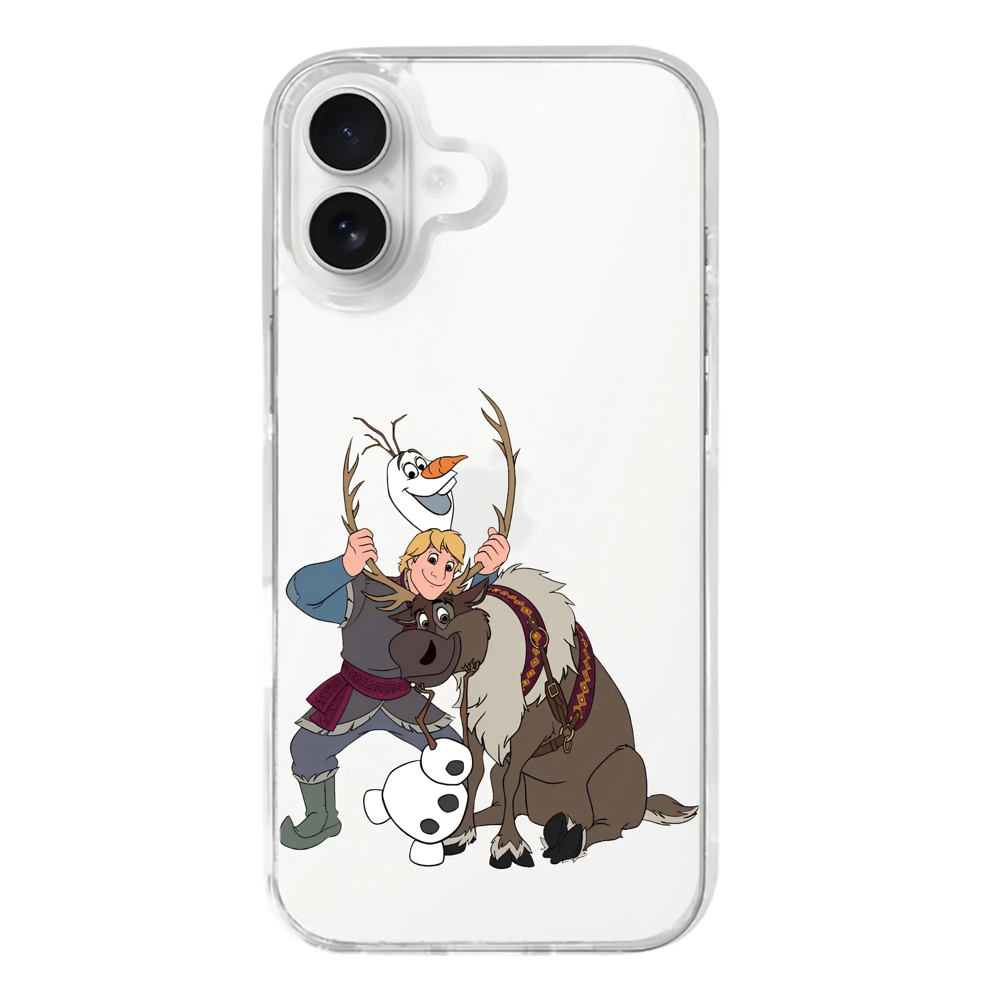 アナと雪の女王(Frozen) グッズ クリストフ(Kristoff) - iPhone 17シリーズ 透明スマホケース – 薄型・耐衝撃・精密フィット保護カバー